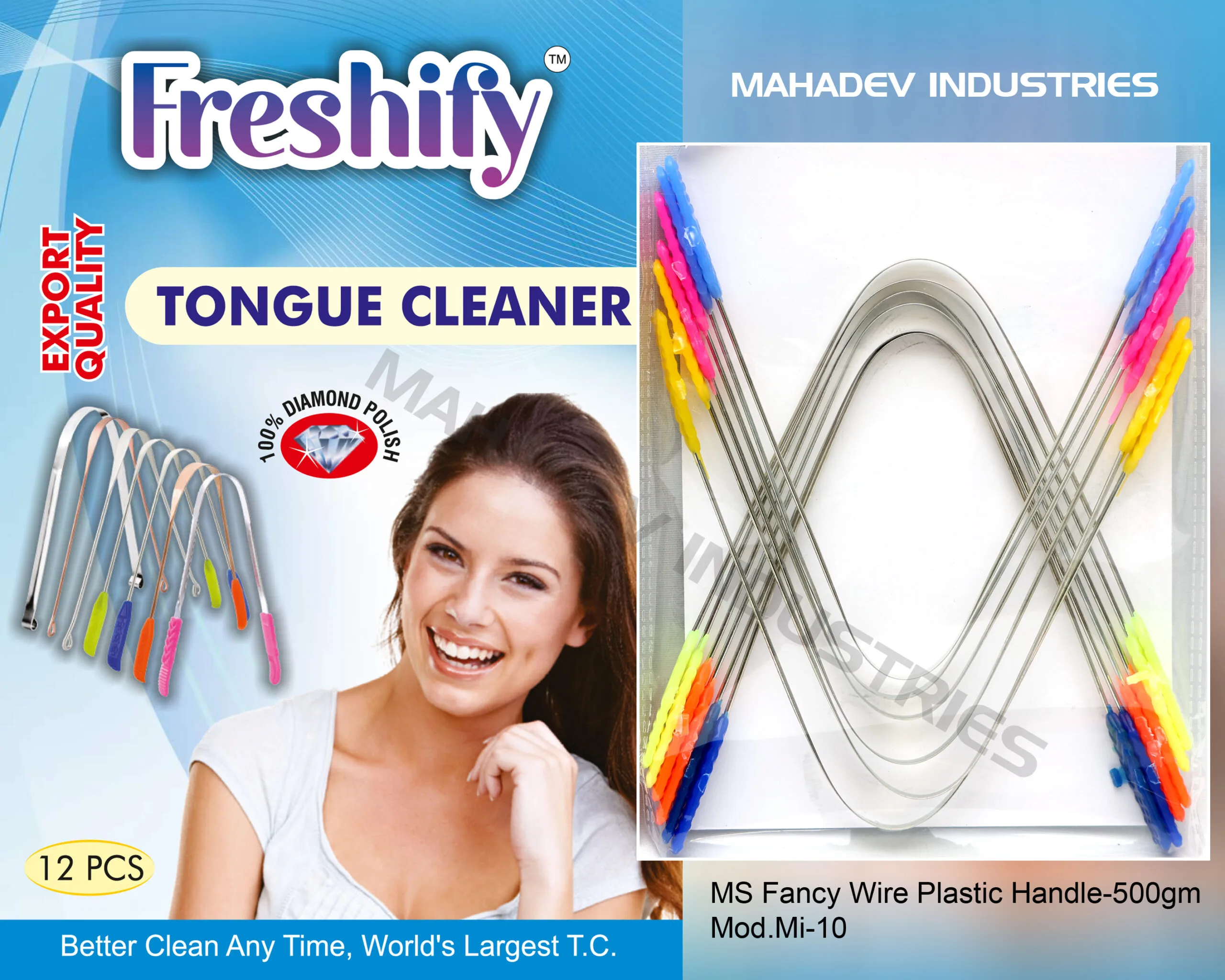 Stainless Steel Tongue Cleaner Factory From India to Globe Supplier